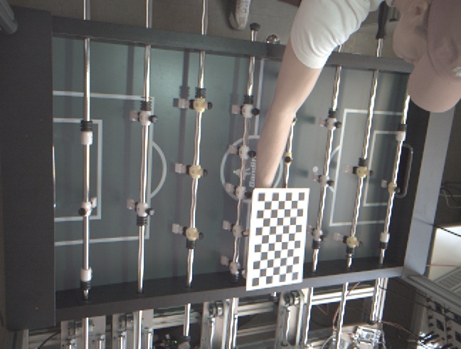 Checkerboard used for intrinsic calibration